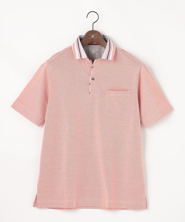 JOSEPH ABBOUD 【愛されて21年！オーガニックコットン使用】ダディ ポロシャツ オレンジ系