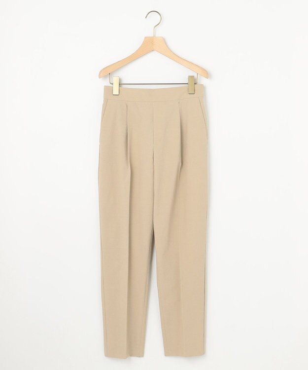 組曲 スーパーライトストレッチテーパード パンツ ベージュ系
