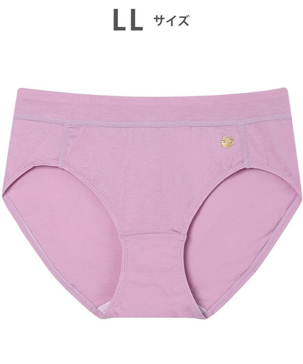 tsumori chisato SLEEP ツモリチサト ショーツ 綿混ベア天竺素材(身生地) はきこみ丈あさめ レディース UPX400/ワコール パープル