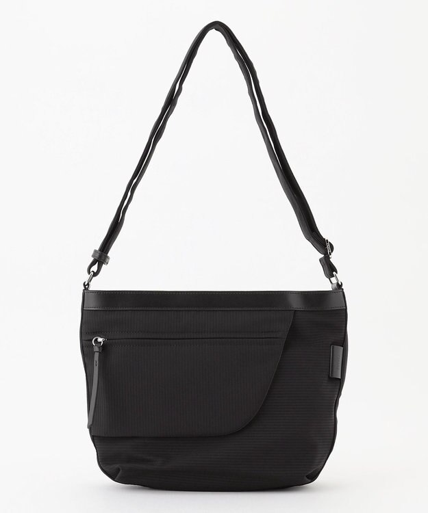 Y'SACCS コーデュロイライクナイロンショルダー ブラック