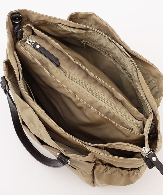 LA BAGAGERIE 【MONICA】ポーチ付き3WAYトートバッグ ベージュ