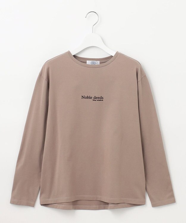 J.PRESS LADIES ロゴ Tシャツ ブラウン系