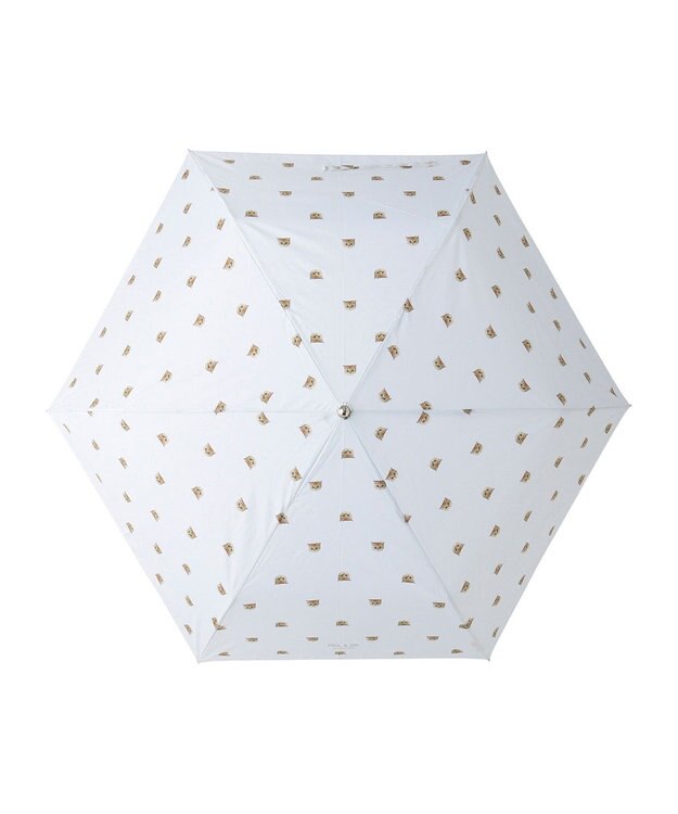 MOONBAT ポール＆ジョー アクセソワ 折りたたみ傘 ヌネット ホワイト