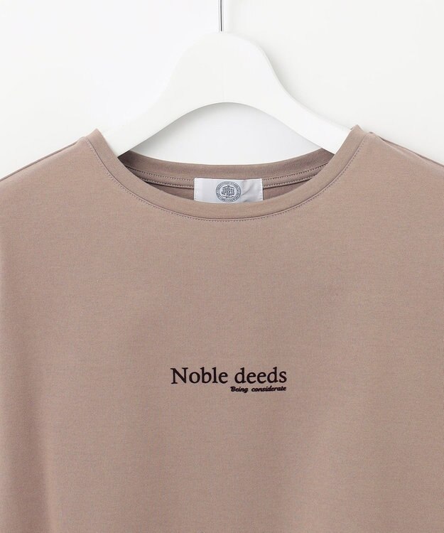 J.PRESS LADIES ロゴ Tシャツ ブラウン系