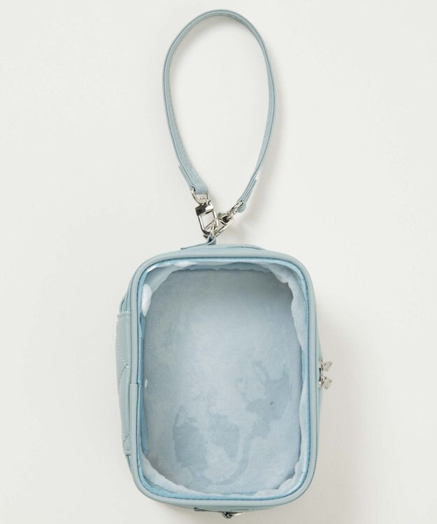 WEGO 【痛バ＆推し活グッズ】パールキルティング2WAYぬいポーチ サックス