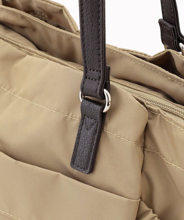 LA BAGAGERIE 【MONICA】ポーチ付き3WAYトートバッグ ベージュ