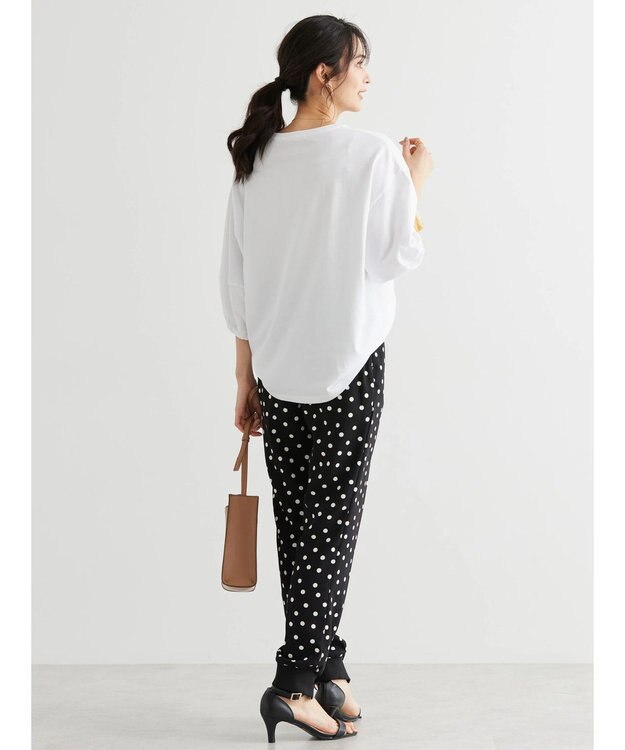 AMERICAN HOLIC 袖ボリューム半袖カットプルオーバー Off White