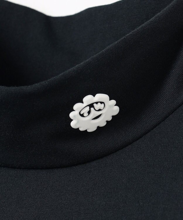 PW CIRCULUS 【WOMEN】ベーシックロングスリーブモックネック ゴルフウェア レディース ブラック系