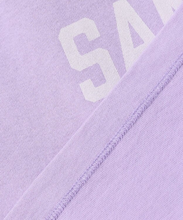 23区 【SLOW/洗える】ロゴ Tシャツ ライラック系