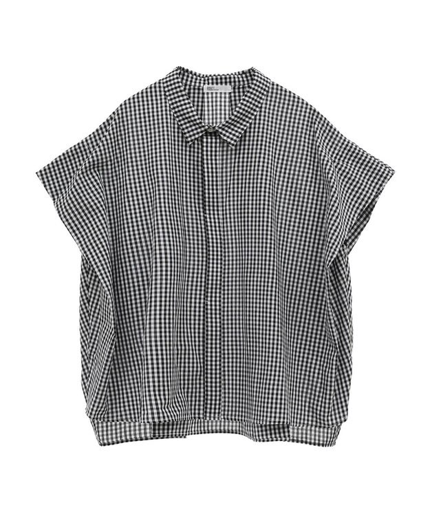 CRAFT STANDARD BOUTIQUE ステンサイドソリッドギンガムチェックブラウス Gingham Check