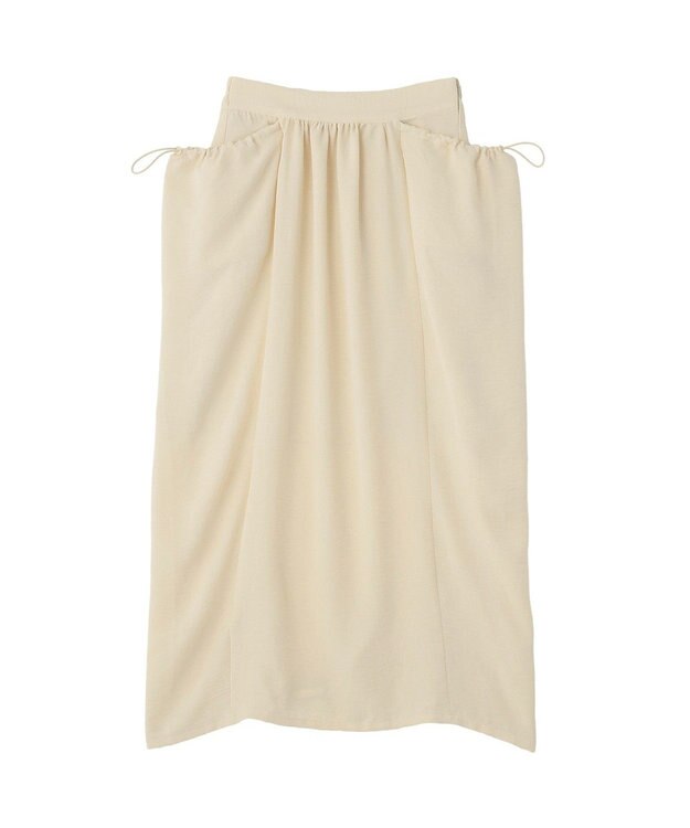 CRAFT STANDARD BOUTIQUE ドレープポケットデザインスカート Beige