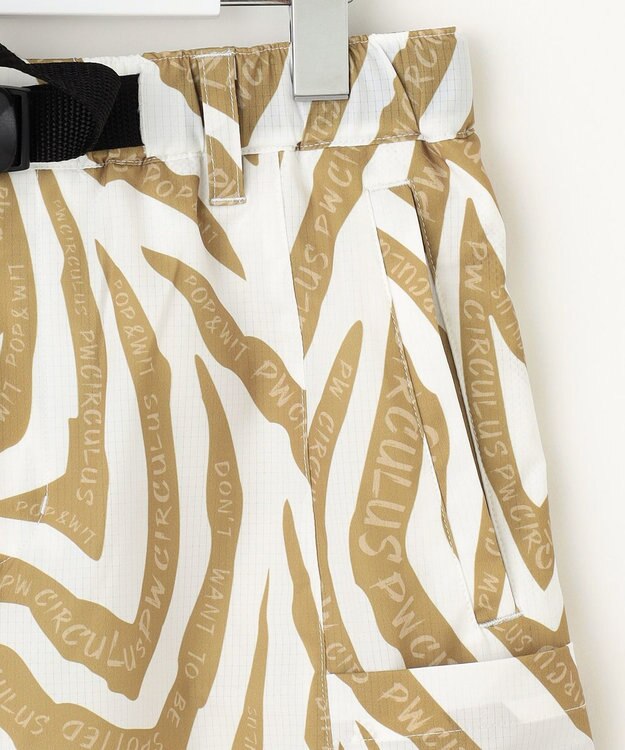 PW CIRCULUS 【高通気 / 軽撥水 / 軽量のDotAir 使用】【WOMEN】ゼブラ柄スカート ゴルフウェア レディース ベージュ系5