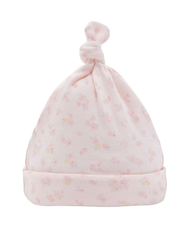 MIKI HOUSE HOT BISCUITS 【36-40cm】 総柄 新生児用 フード