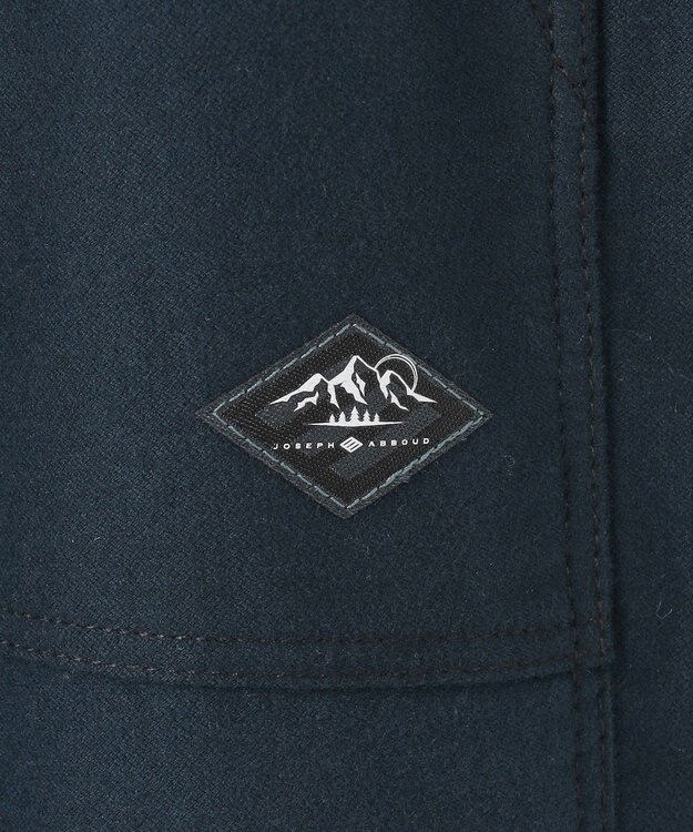 JOSEPH ABBOUD MOUNTAIN 【JAPANファブリック/ストレッチ】ストレッチライトモールスキンベイカー パンツ ネイビー系
