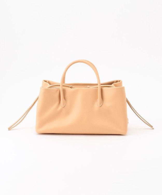 BEIGE， 【一部店舗限定】MARY AL TERNA / RIKYU レザーハンドバック Sand