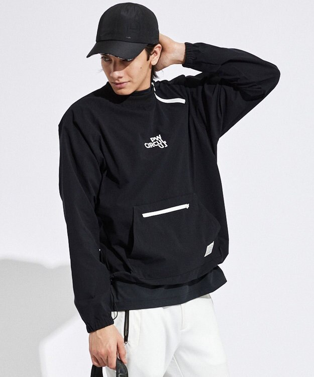 PW CIRCULUS 【高通気 / 軽撥水 / 軽量のDotAir 使用】【MEN】ポケッタブル ブルゾン ブラック系