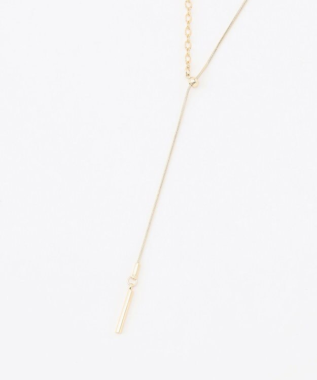 ANY ラリエットネックレス ライトゴールド