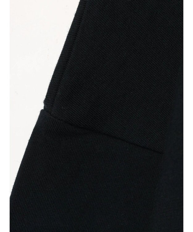 CRAFT STANDARD BOUTIQUE シルケット天竺　フロントギャザーＢＩＧ　Ｔｅｅ　Ｌ／Ｓ Black