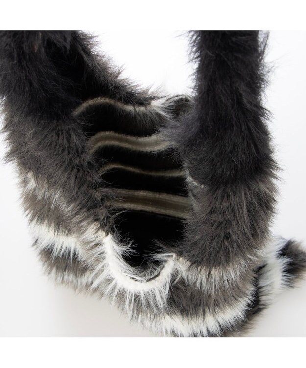 UNBILLION カシュカシュ cachecache / マルチボーダーファートート ブラック