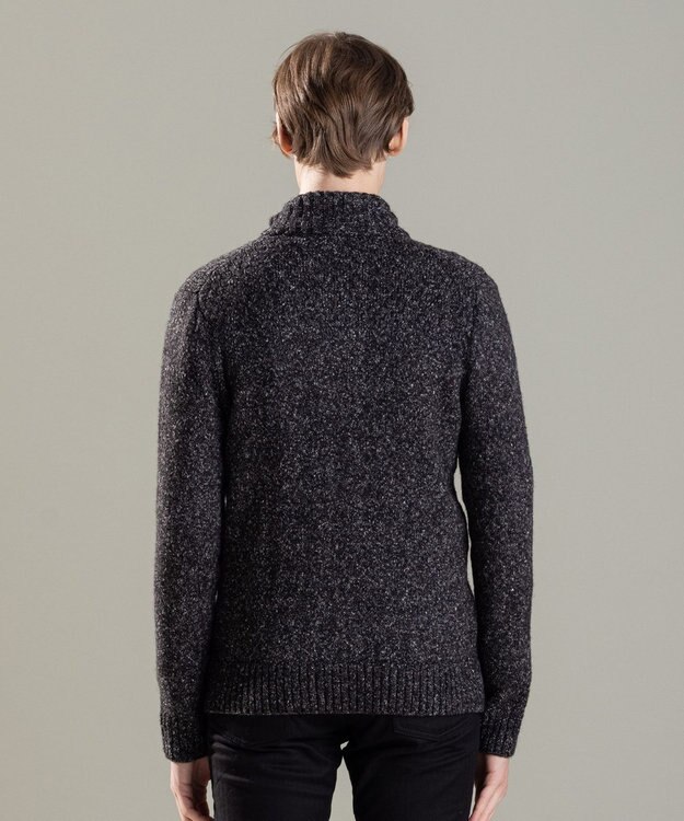 JOSEPH HOMME ツイストメランジ　ニットカーディガン　 グレー系