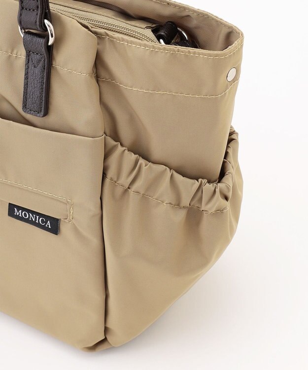 LA BAGAGERIE 【MONICA】ポーチ付き3WAYトートバッグ ベージュ