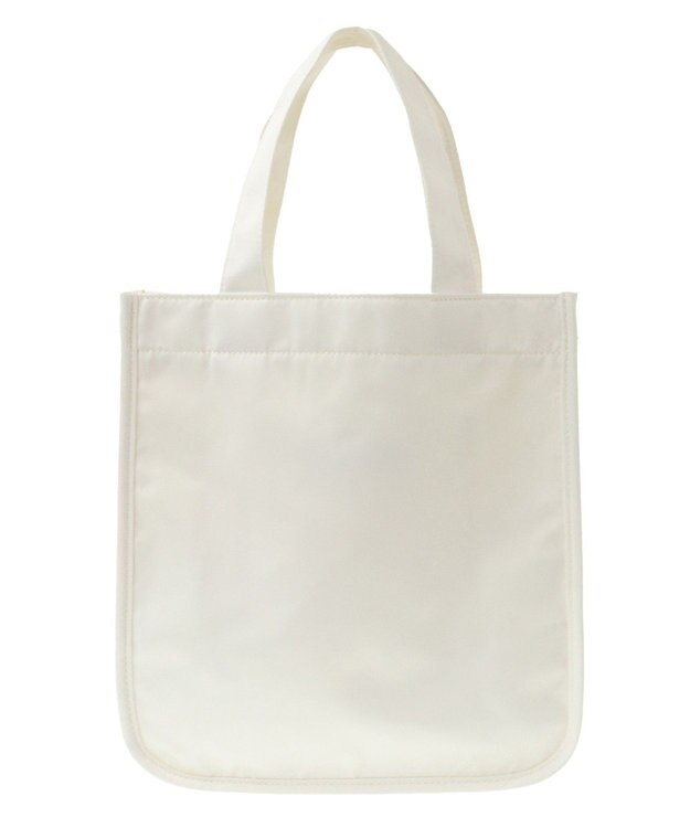 Maison de FLEUR チェリー刺繍パイピングスクエアトートバッグ Ivory