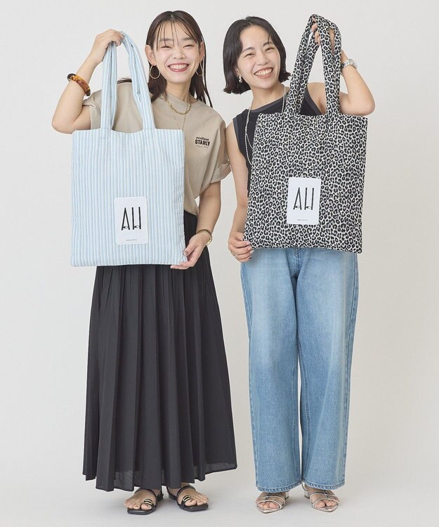 AMERICAN HOLIC パテッドホリホリトートバッグ2 Black