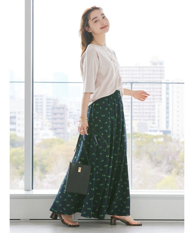 AMERICAN HOLIC ５分袖ボートネックカットプルオーバー Pink