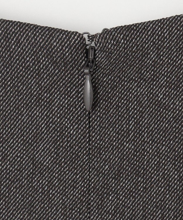 ANY クラシカルツイードワンピース ブラウン