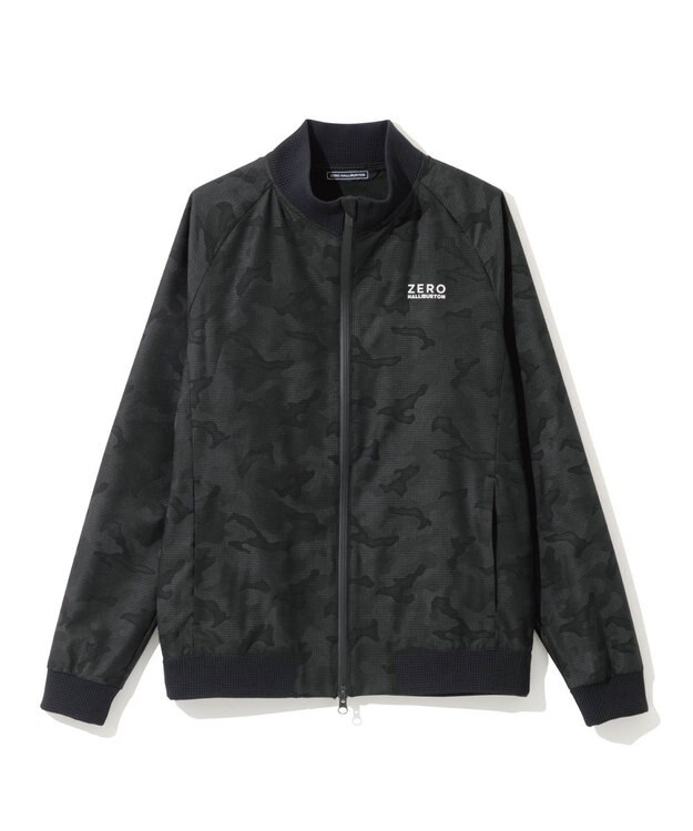 ZERO HALLIBURTON クールドッツカモフラブルゾン 82840 W4S8a レディースゴルフ ブラック