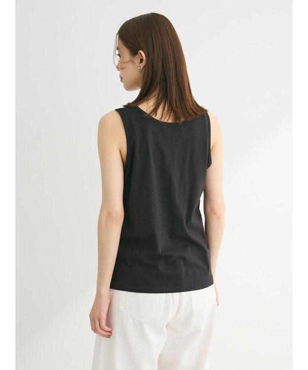 Green Parks ＳＥＴ２点　レースカーデ＋タンクトップ Black