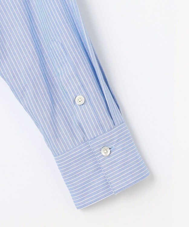 J.PRESS LADIES 【WEB限定カラーあり・2way】エステネージュ TYPEWRITER STRIPE シャツ サックスストライプ系