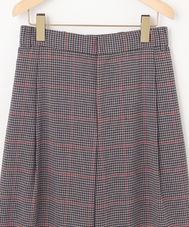 組曲 T/Rツイルストレッチ ワイドパンツ ライトグレー系3