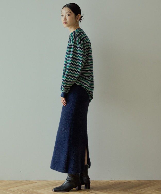 AMERICAN HOLIC PENNEY'S レトロボーダーロングTシャツ Navy