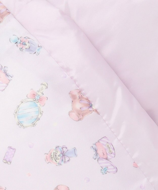 ANY KIDS 【洗濯機OK】中綿Aラインロングコート ラベンダー