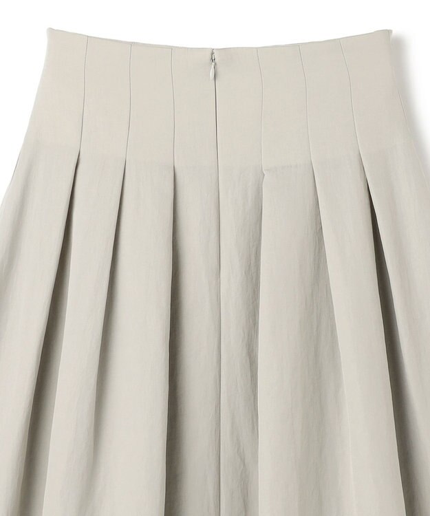 uncrave ヴィンテージタフタ フレアスカート ライトグレー