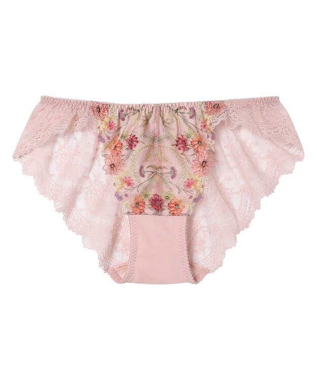 une nana cool Steppe Flower 総レースショーツ スモークピンク