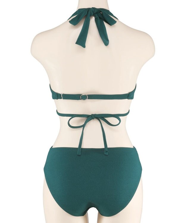 San-ai Resort（三愛水着楽園） 【San-ai Resort×PEACH　JOHNコラボ】【ナイスバディ水着】カシュクールワイヤービキニ　9M・11L　【San-ai Resort（サンアイリゾート）】 グリーン