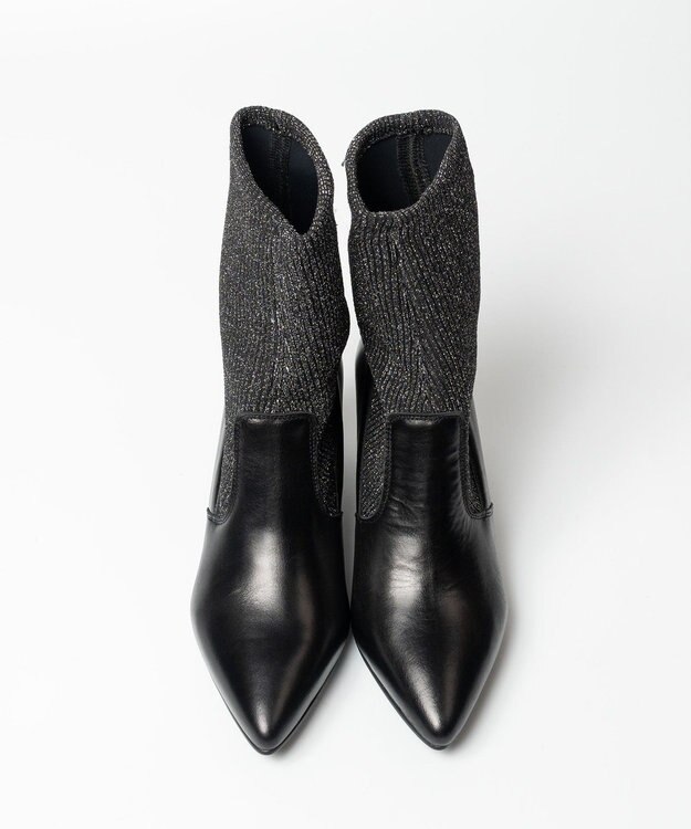BONTRE 「BONTRE/ボントレ」ニットストレッチブーツ/BONTRE97351 ブラック/シルバー