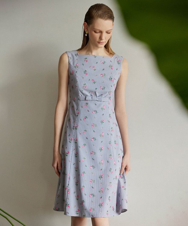 TOCCA 【00サイズあり・吸水速乾・洗える・消臭】BUD OF ROSA ドレス ブルー系7