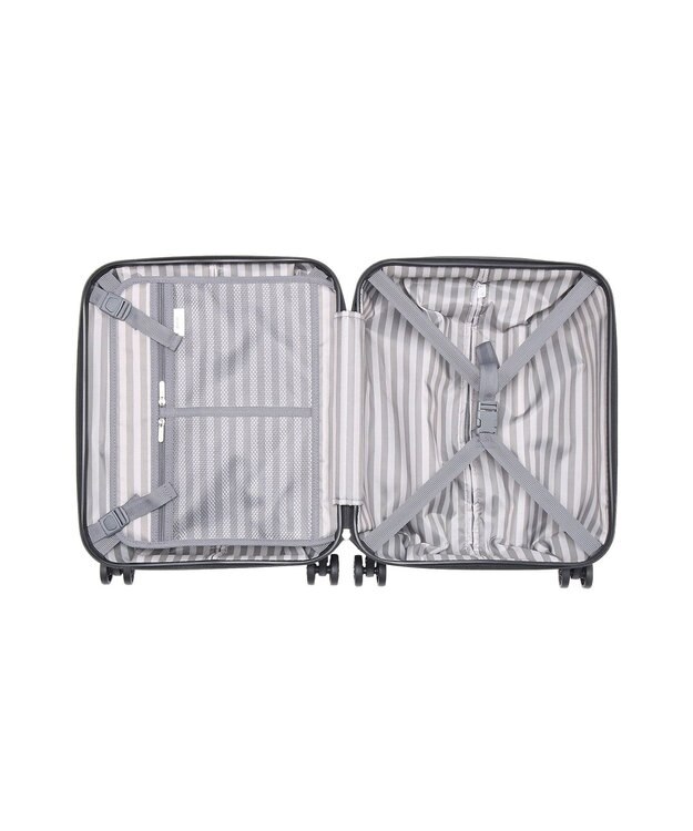 ACE BAGS & LUGGAGE ACE クレスタ フロントポケット付きスーツケース 2~3泊 機内持ち込み 06315 エース ブラックカーボン