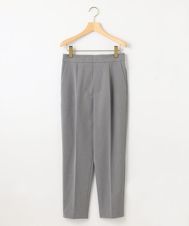 組曲 【KUMIKYOKU NAVY】ウーステッドライククロス イージーパンツ ミディアムグレー系