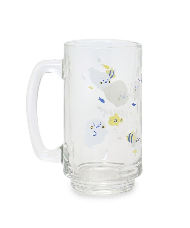 Mother garden しろたん ジョッキ 350mL《海しろたん柄/お食事処柄/うまい！もう一杯 おかわりおまち~！柄》 海しろたん