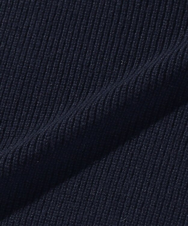 WHITE MAILS 【UNISEX】WASHI&COOMA LAMBS RIB KNIT MOCKNECK SWEATER ニットセーター コン