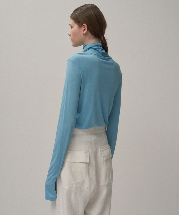 MODAL SILK JERSEY | タートルネック / ATON | ファッション通販