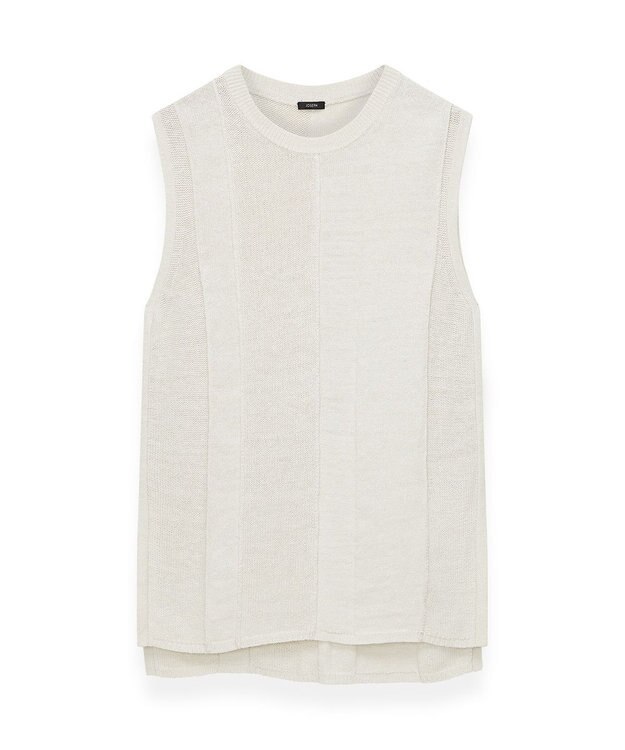 JOSEPH 【洗える】リネンブレンド　タンクトップ Ivory