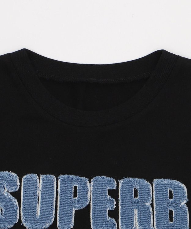 WEGO デニムロゴT ブラック