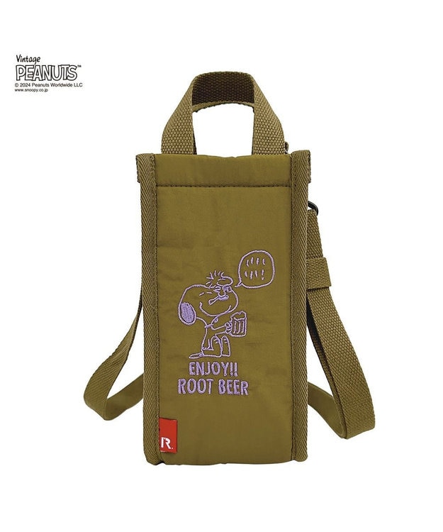 ROOTOTE 8606【スヌーピー:簡易保冷】IP.サーモキーパー.ボトル.ピーナッツ-9B 04：ビール