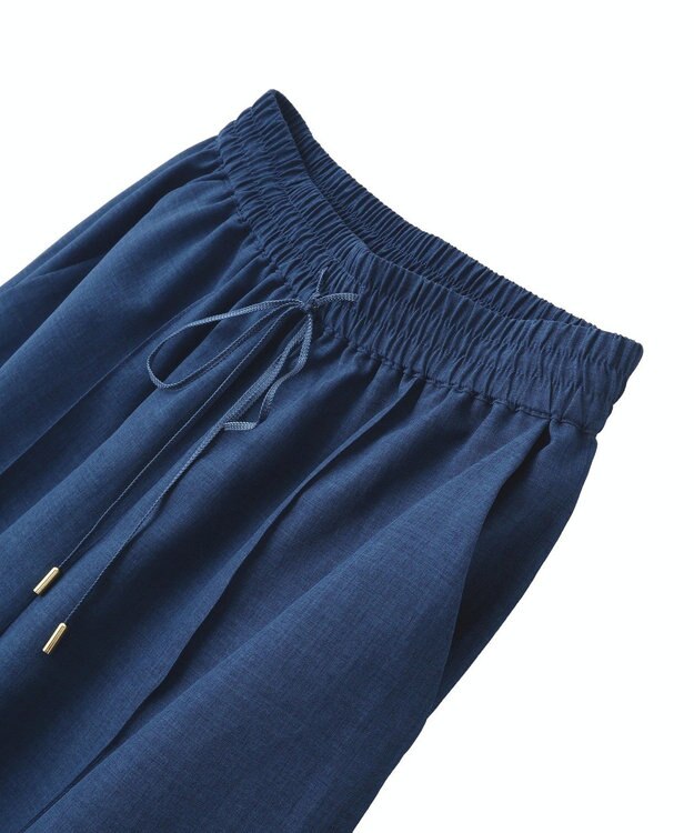 YECCA VECCA 【UVカット】サラサライージーワイドパンツ Blue