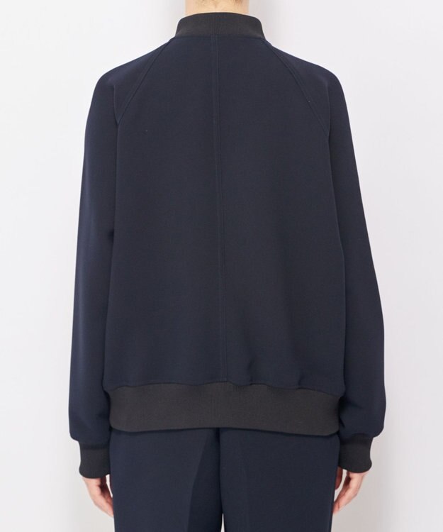 uncrave ウォッシャブルダブルクロス ブルゾン ネイビー